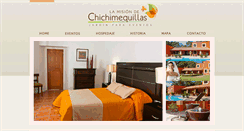 Desktop Screenshot of misiondechichimequillas.com